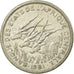 Coin, Central African States, 50 Francs, 1981, Paris, EF(40-45), Nickel, KM:11