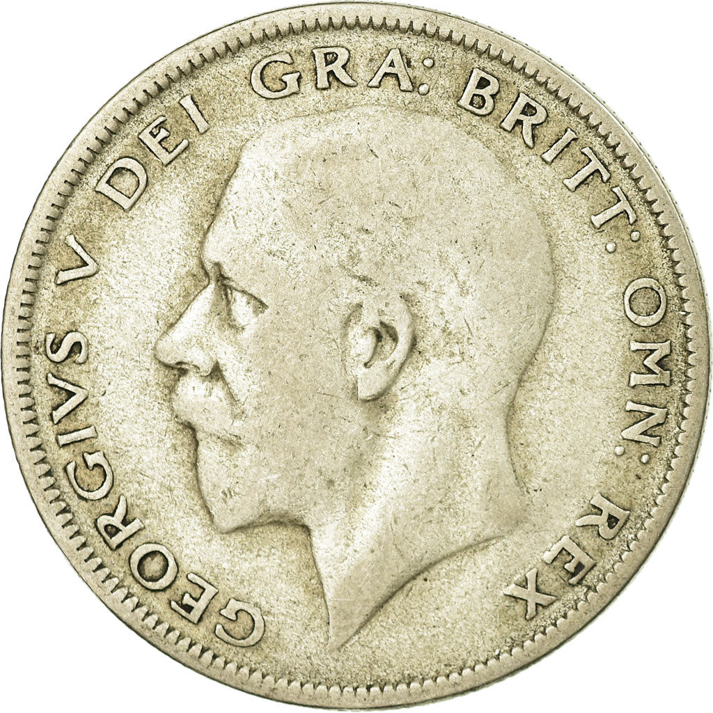 Coin, Great Britain, George V, 1/2 Crown, 1928, VF(20-25), Silver, KM:835