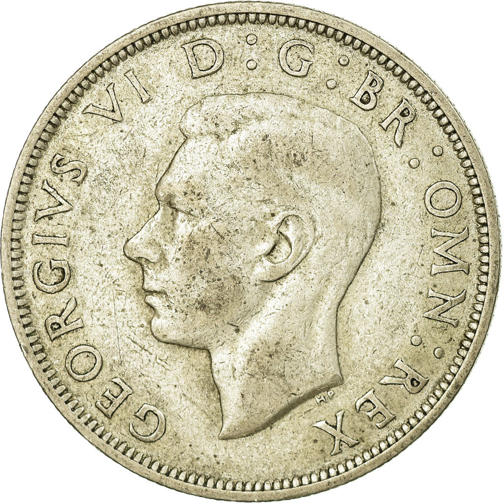 Moneta, Gran Bretagna, George VI, 1/2 Crown, 1940, BB, Argento, KM:856