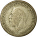 Moneta, Wielka Brytania, George V, 6 Pence, 1928, VF(20-25), Srebro, KM:832