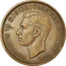 Coin, Great Britain, George VI, Penny, 1946, VF(30-35), Bronze, KM:845