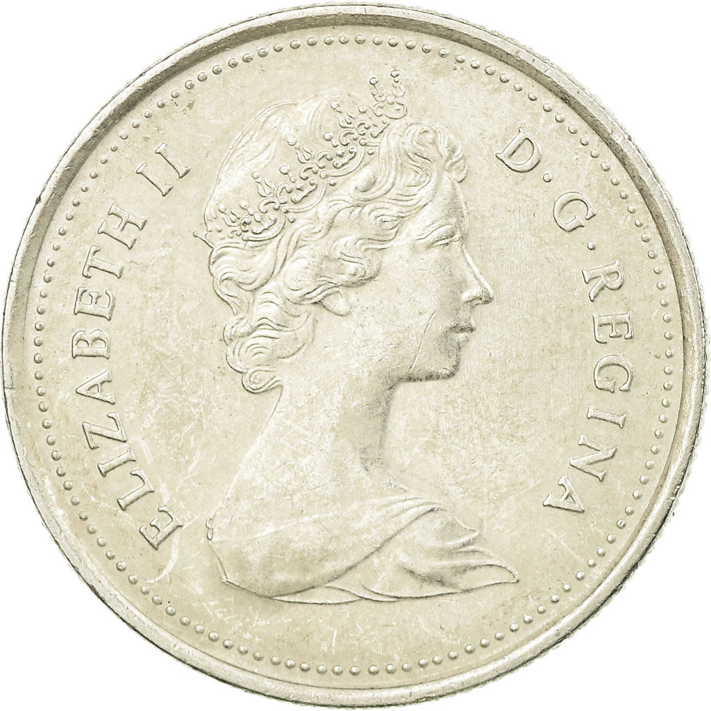 Moneda, Canadá, Elizabeth II, 25 Cents, 1986, Royal Canadian Mint, Ottawa, BC+