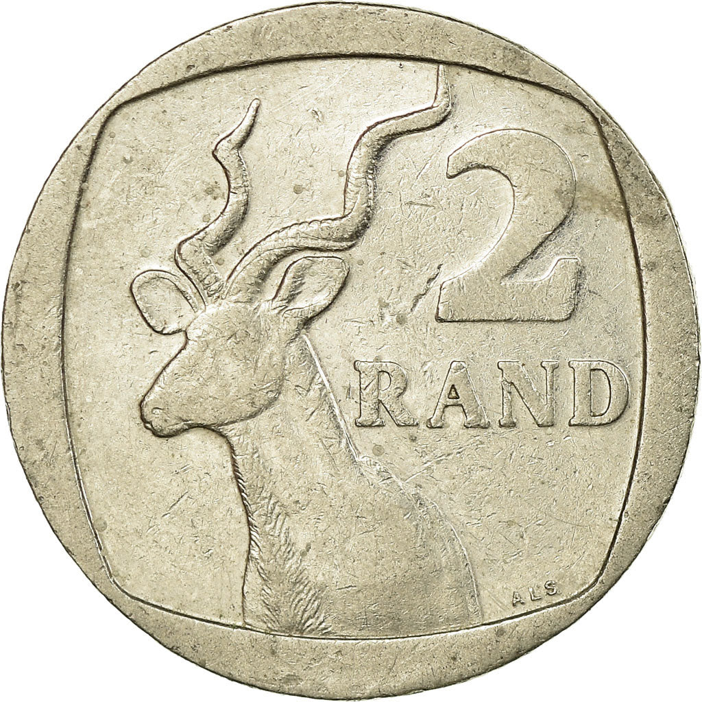 Monnaie, Afrique du Sud, 2 Rand, 1999, TTB, Nickel Plated Copper, KM:165