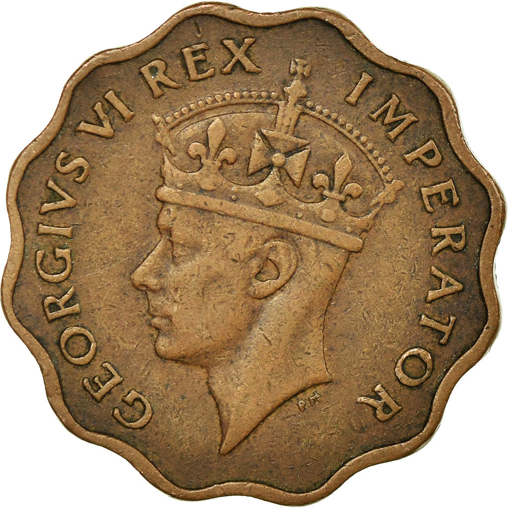 Coin, Cyprus, Piastre, 1943, EF(40-45), Bronze, KM:23a