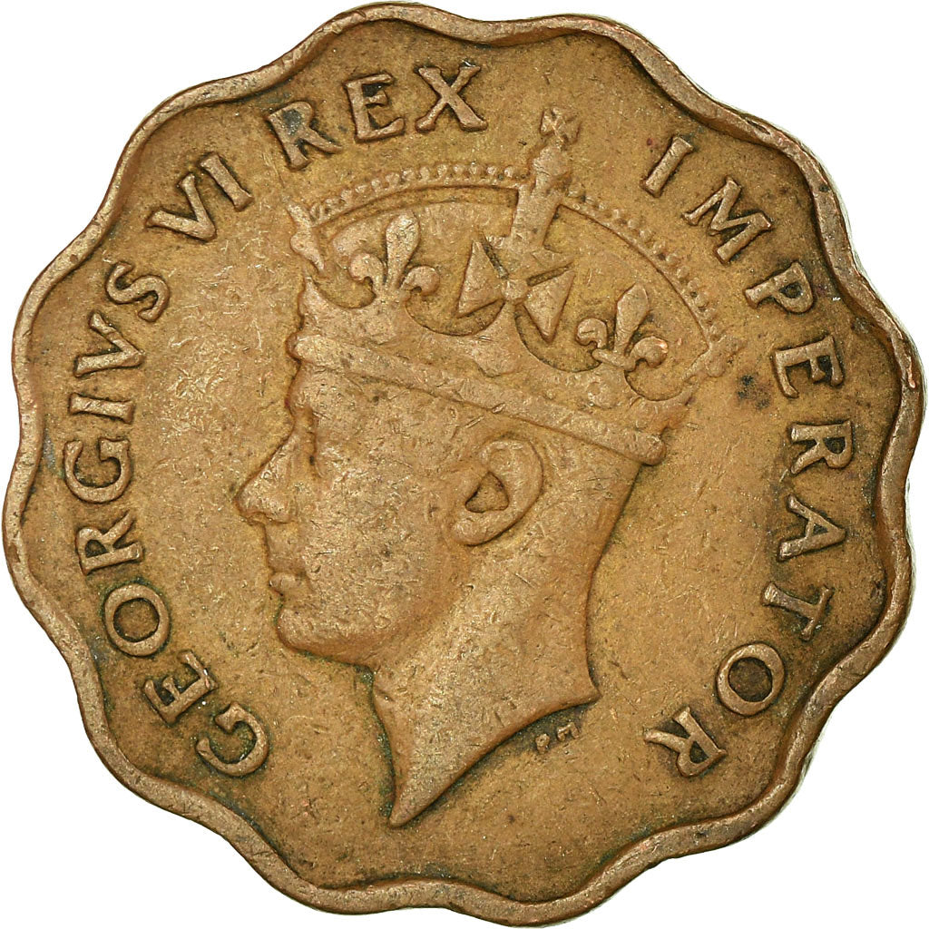 Coin, Cyprus, Piastre, 1944, EF(40-45), Bronze, KM:23a
