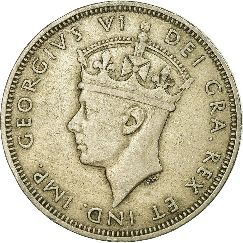 Coin, Cyprus, 2 Shilling, 1947, EF(40-45), Copper-nickel, KM:28