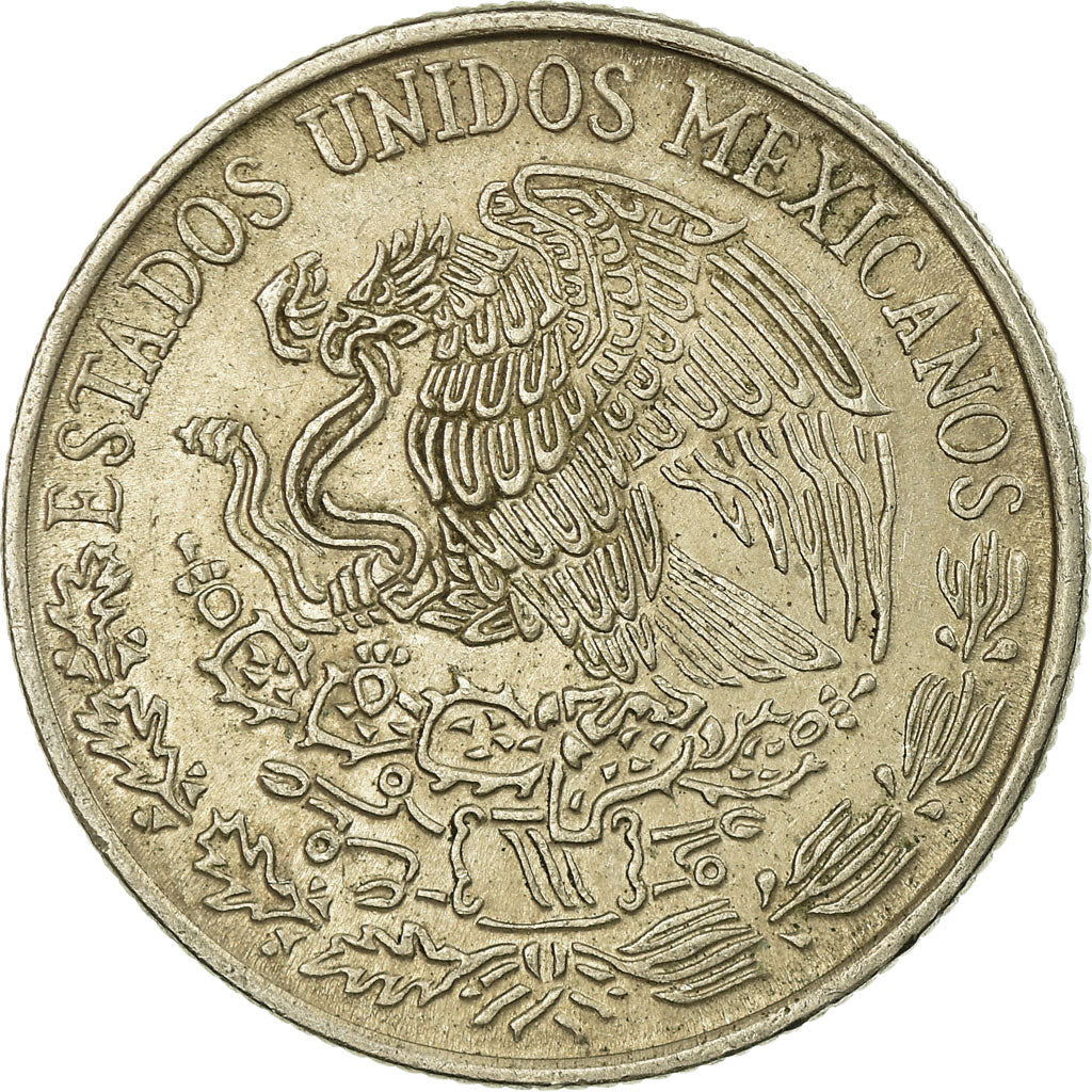 Moneta, Mexico, 50 Centavos, 1980, Mexico City, EF(40-45), Miedź-Nikiel, KM:452