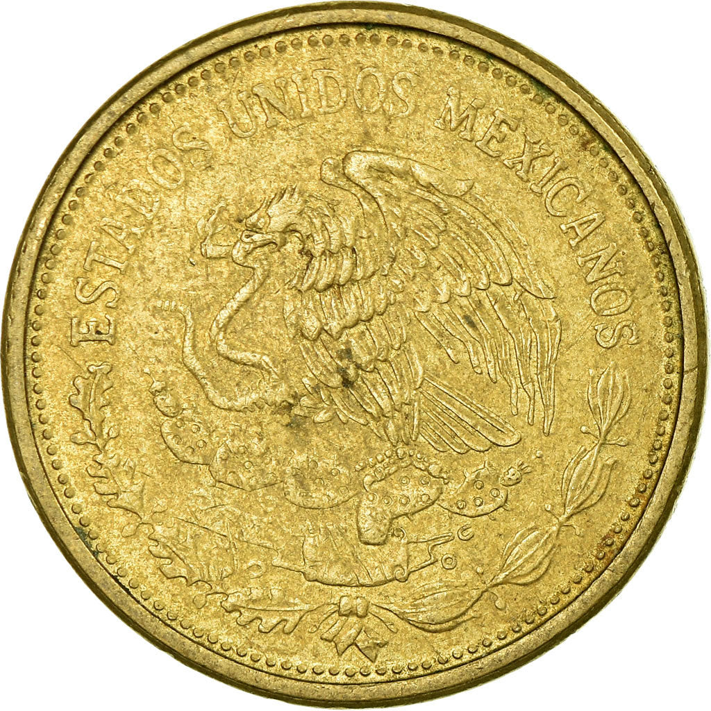 Moneda, México, 100 Pesos, 1986, Mexico City, MBC, Aluminio - bronce, KM:493