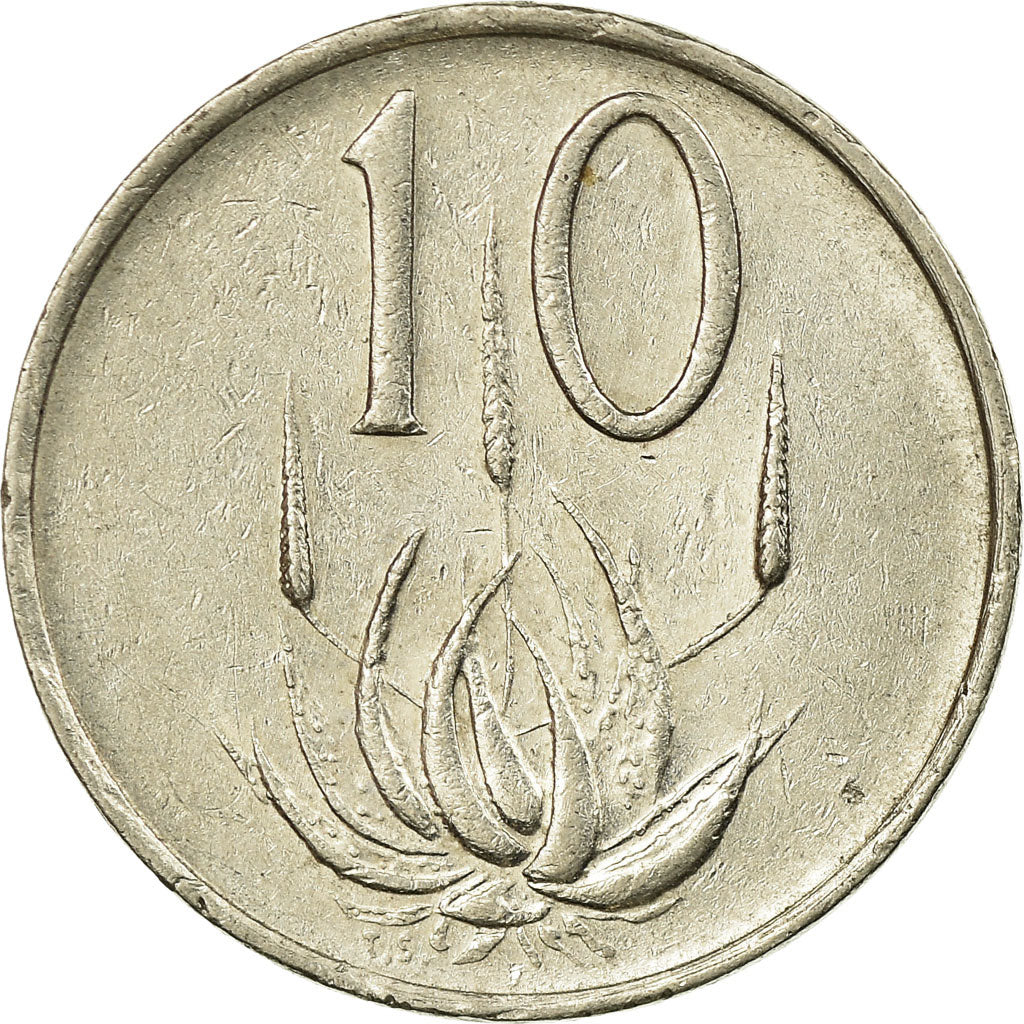 Moneda, Sudáfrica, 10 Cents, 1988, MBC, Níquel, KM:85