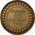 Moneta, Tunisia, Muhammad al-Nasir Bey, 10 Centimes, 1912, Paris, BB, Bronzo