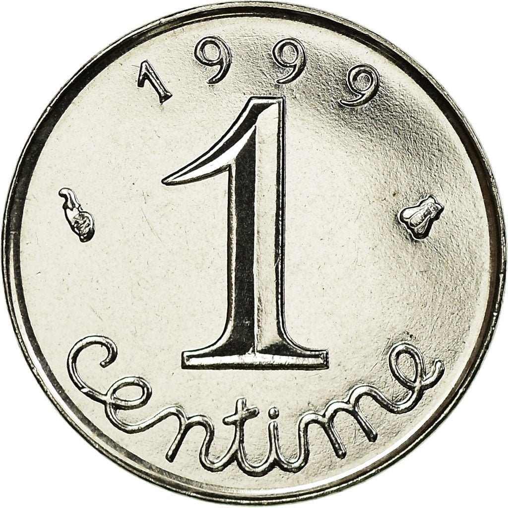 Moneta, Francia, Épi, Centime, 1999, Paris, FDC, Acciaio inossidabile, KM:928