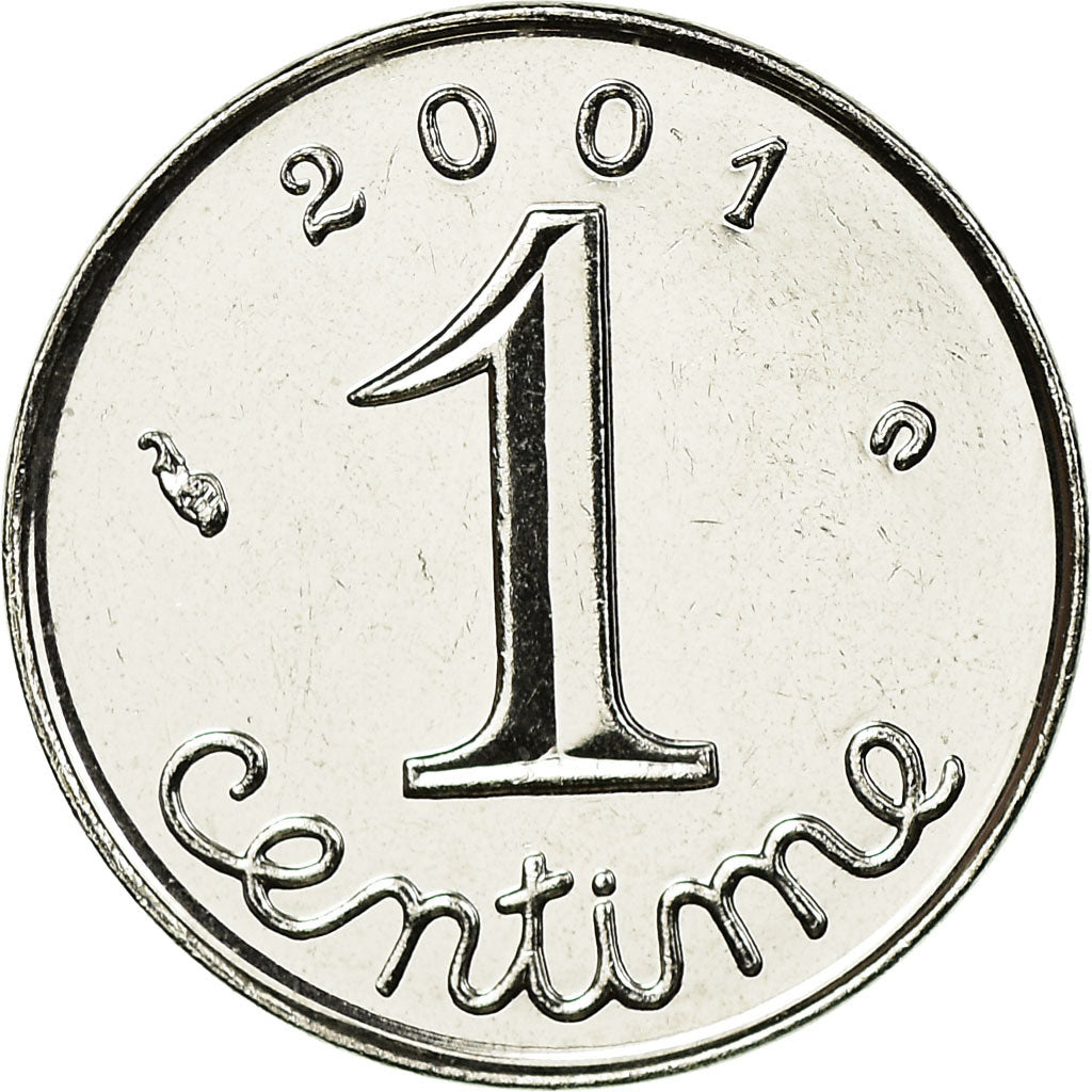 Moneta, Francia, Épi, Centime, 2001, Paris, FDC, Acciaio inossidabile, KM:928