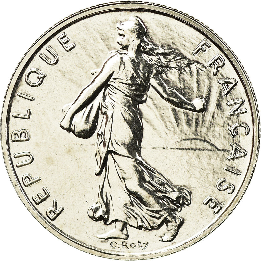 Coin, France, Semeuse, 1/2 Franc, 2001, Paris, MS(65-70), Nickel, KM:931.2
