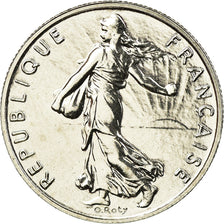 Coin, France, Semeuse, 1/2 Franc, 2001, Paris, MS(65-70), Nickel, KM:931.2