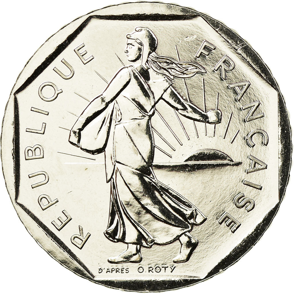 Coin, France, Semeuse, 2 Francs, 2001, Paris, MS(65-70), Nickel, KM:942.2