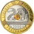 Moneta, Francia, Mont Saint Michel, 20 Francs, 2000, Paris, FDC, Tri-metallico