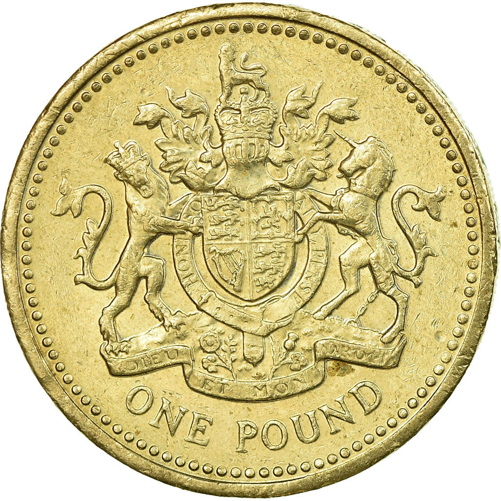 Coin, Great Britain, Elizabeth II, Pound, 2003, EF(40-45), Nickel-brass, KM:993