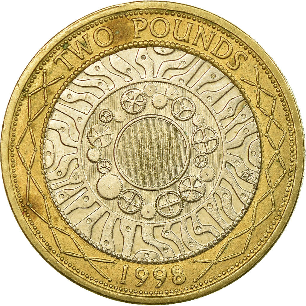 Coin, Great Britain, Elizabeth II, 2 Pounds, 1998, EF(40-45), Bi-Metallic