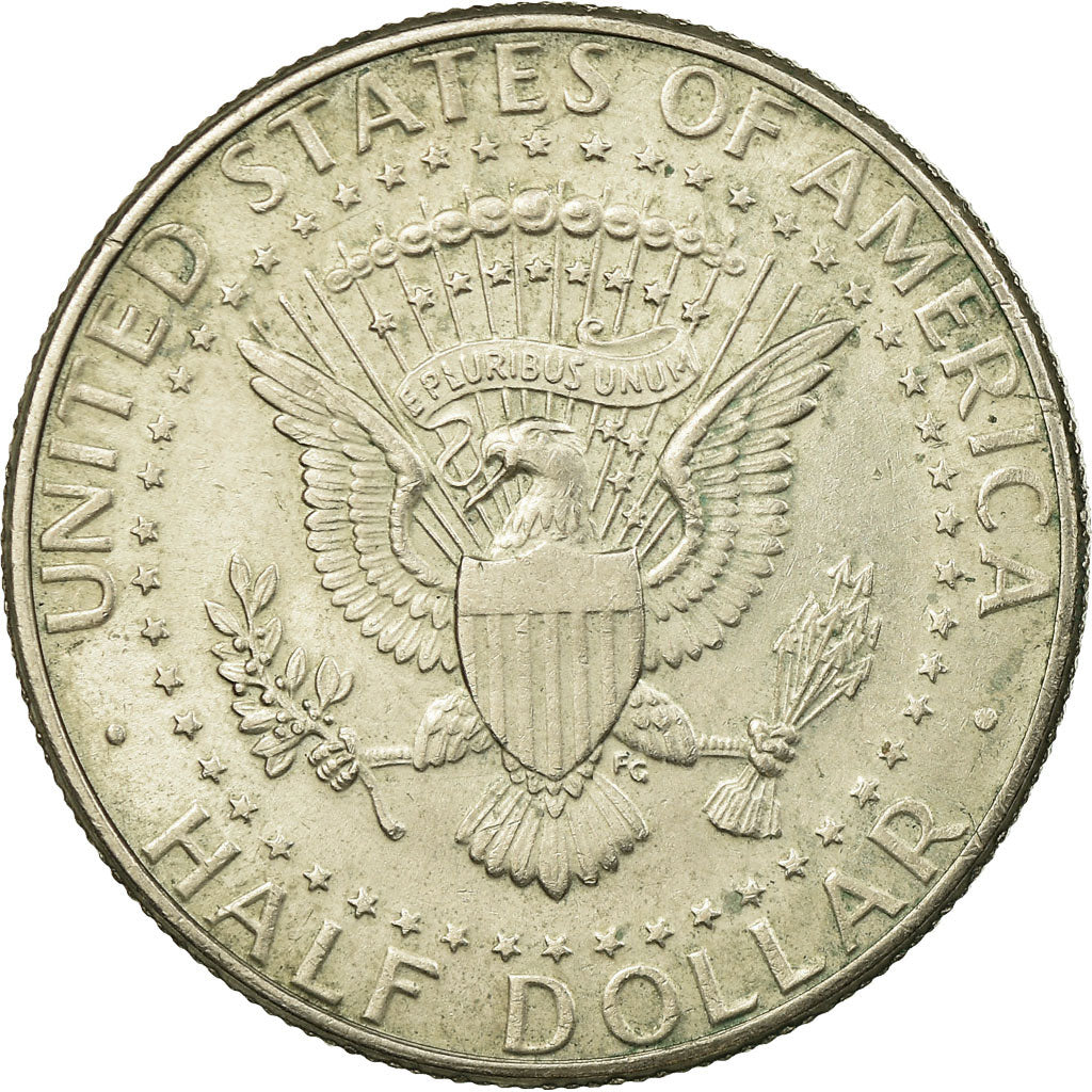 Coin, United States, Kennedy Half Dollar, Half Dollar, 1992, U.S. Mint, Denver