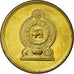 Coin, Sri Lanka, Rupee, 2009, AU(55-58), Brass plated steel, KM:136.3