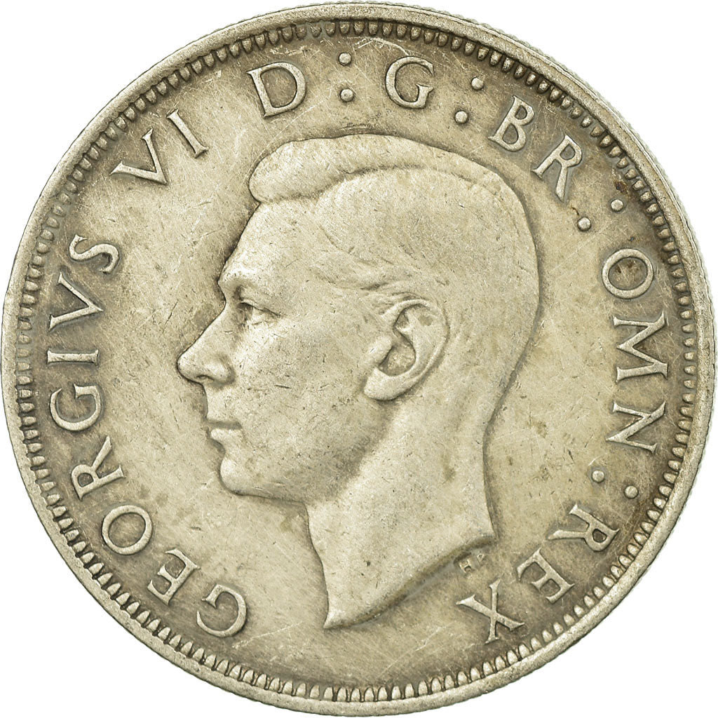 Coin, Great Britain, George VI, 1/2 Crown, 1942, EF(40-45), Silver, KM:856