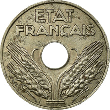 Monnaie, France, État français, 20 Centimes, 1944, Paris, TTB, Iron