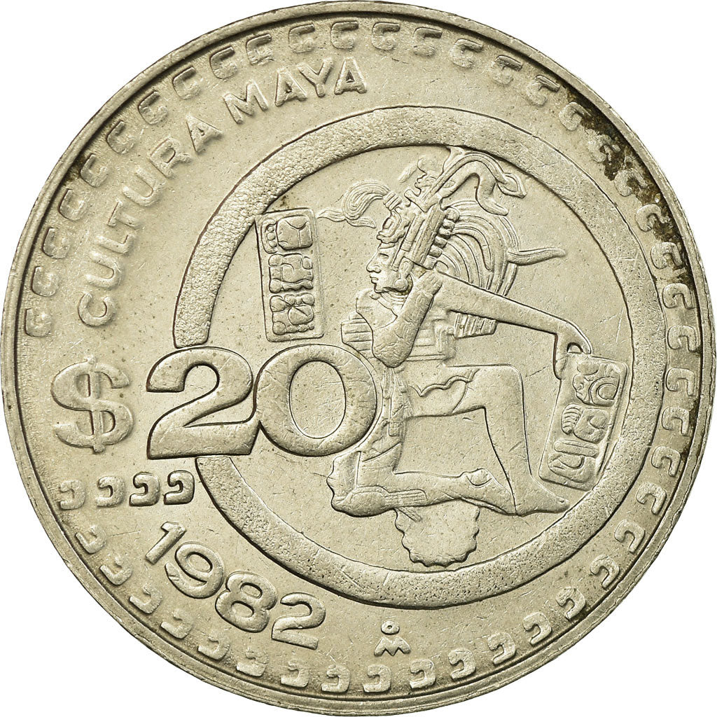 Münze, Mexiko, 20 Pesos, 1982, Mexico City, VZ, Copper-nickel, KM:486