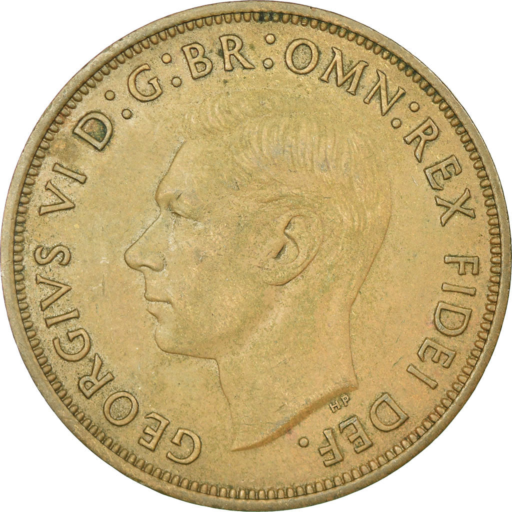 Moneta, Australia, George VI, Penny, 1951, EF(40-45), Bronze, KM:43