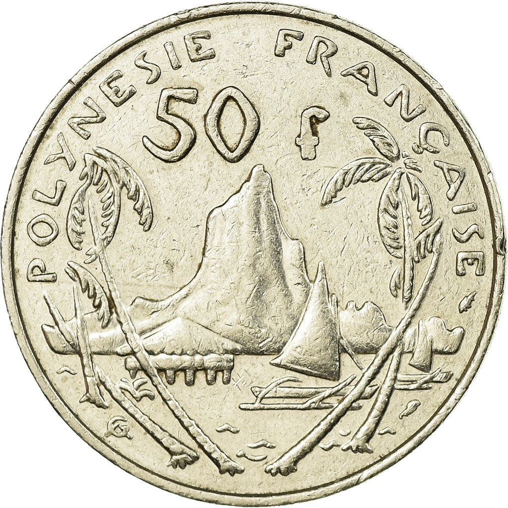 Coin, French Polynesia, 50 Francs, 1991, Paris, EF(40-45), Nickel, KM:13