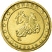 Monaco, 10 Euro Cent, 2001, EF(40-45), Brass, KM:170