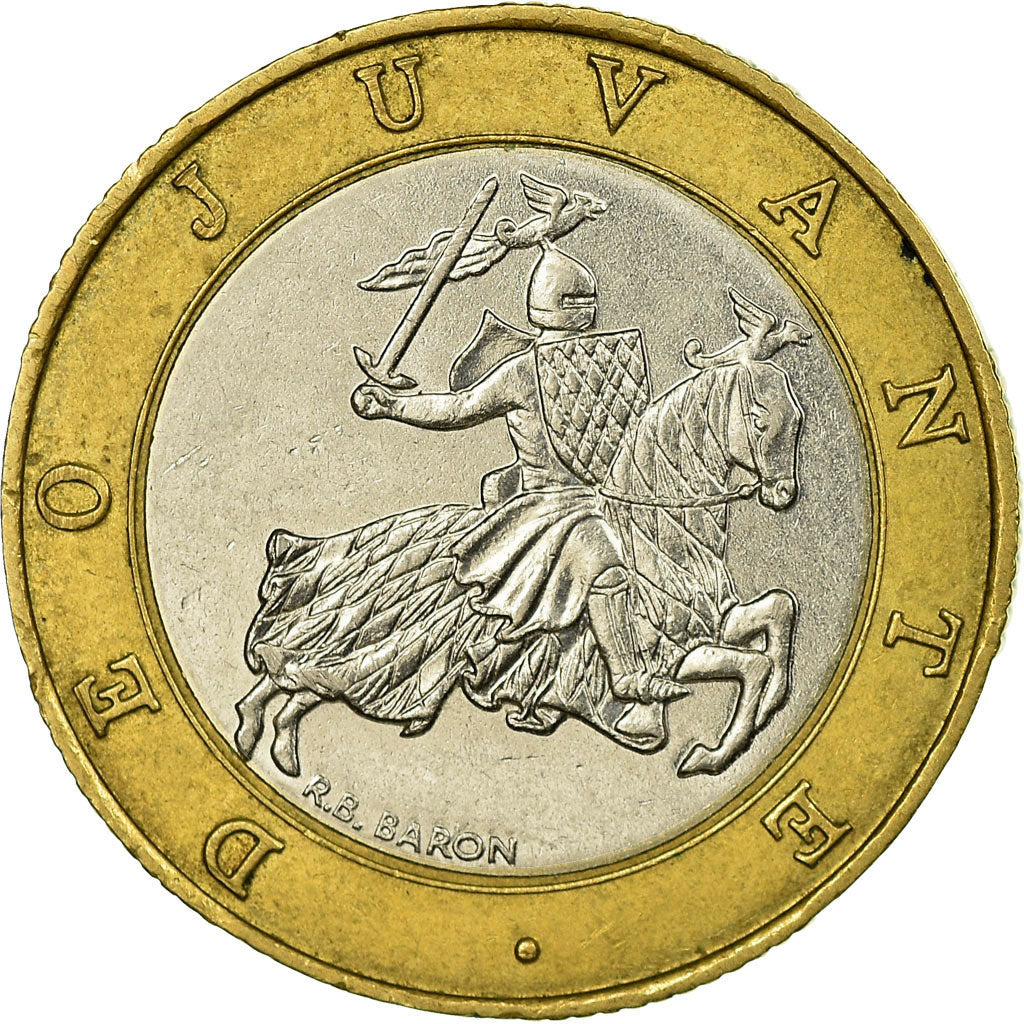 Monnaie, Monaco, Rainier III, 10 Francs, 1989, TTB, Bi-Metallic, Gadoury:MC160