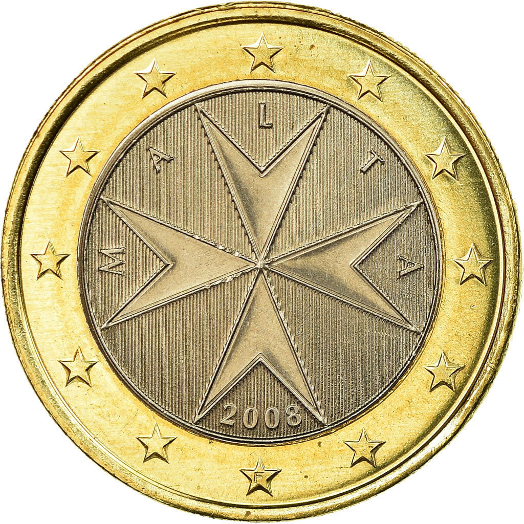 Malta, Euro, 2008, MS(63), Bi-Metallic, KM:131