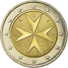 Malta, 2 Euro, 2008, MS(63), Bi-Metallic, KM:132