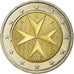 Malta, 2 Euro, 2008, MS(63), Bi-Metallic, KM:132