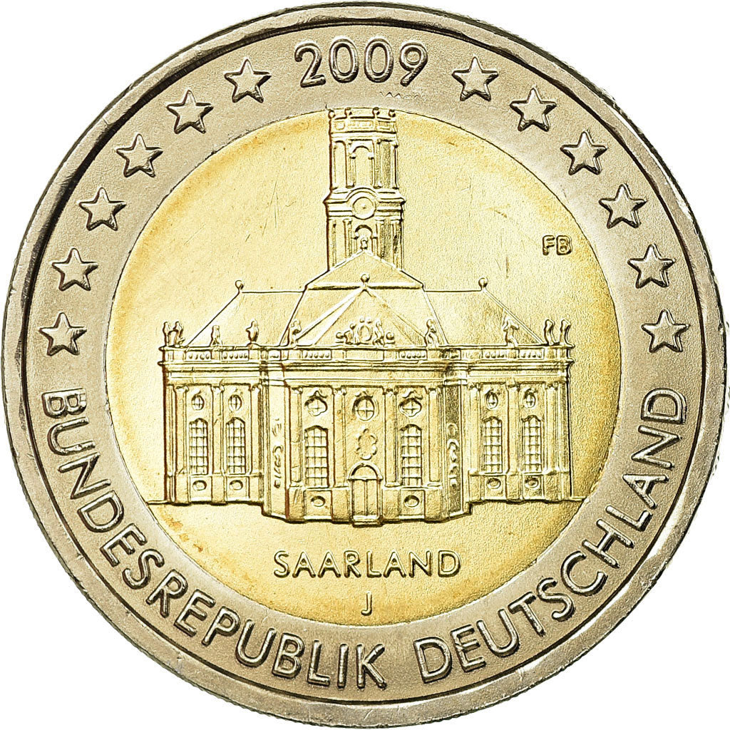 Bundesrepublik Deutschland, 2 Euro, 2009, UNZ, Bi-Metallic, KM:276