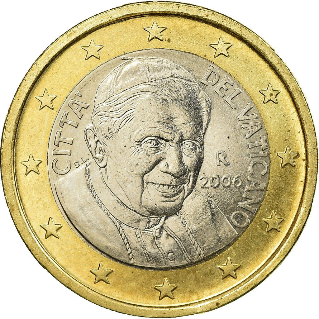VATICAN CITY, Euro, 2006, MS(63), Bi-Metallic, KM:381