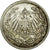Coin, GERMANY - EMPIRE, 1/2 Mark, 1906, Berlin, EF(40-45), Silver, KM:17