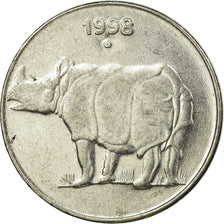 Münze, INDIA-REPUBLIC, 25 Paise, 1998, VZ, Stainless Steel, KM:54