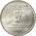 Coin, INDIA-REPUBLIC, 2 Rupees, 2009, AU(55-58), Stainless Steel, KM:327