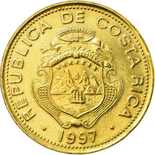 Coin, Costa Rica, 100 Colones, 1997, MS(63), Brass, KM:230a