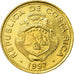 Coin, Costa Rica, 100 Colones, 1997, MS(63), Brass, KM:230a