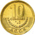 Coin, Costa Rica, 10 Colones, 2002, MS(63), Brass, KM:228.2