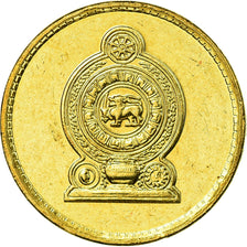 Coin, Sri Lanka, 5 Rupees, 2011, MS(63), Brass plated steel, KM:148.2a