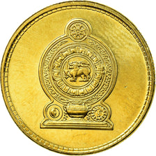 Coin, Sri Lanka, Rupee, 2009, MS(63), Brass plated steel, KM:136.3