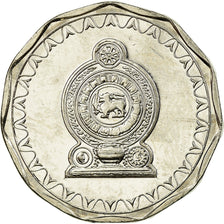 Coin, Sri Lanka, 10 Rupees, 2009, British Royal Mint, MS(63), Nickel plated