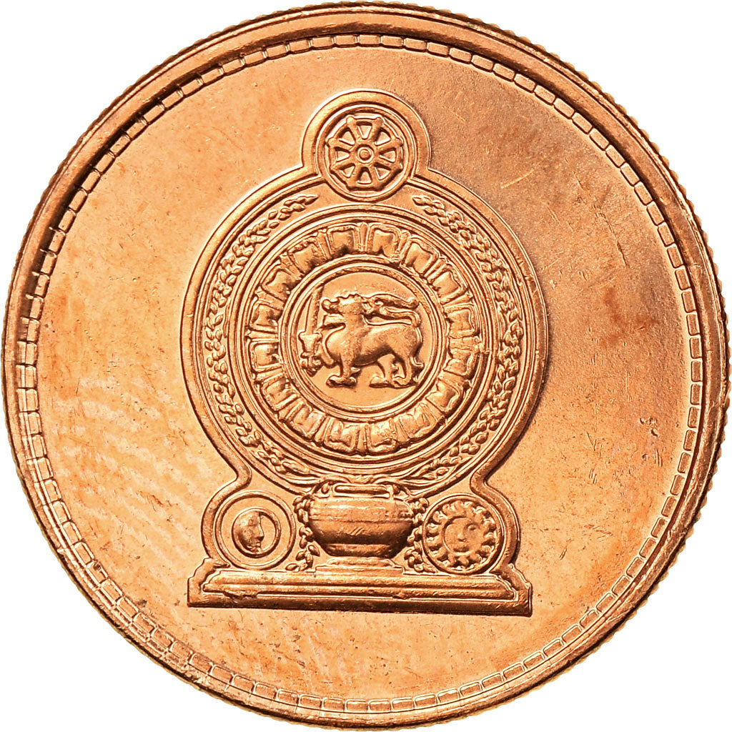 Coin, Sri Lanka, 50 Cents, 2006, MS(63), Copper Plated Steel, KM:135.2b