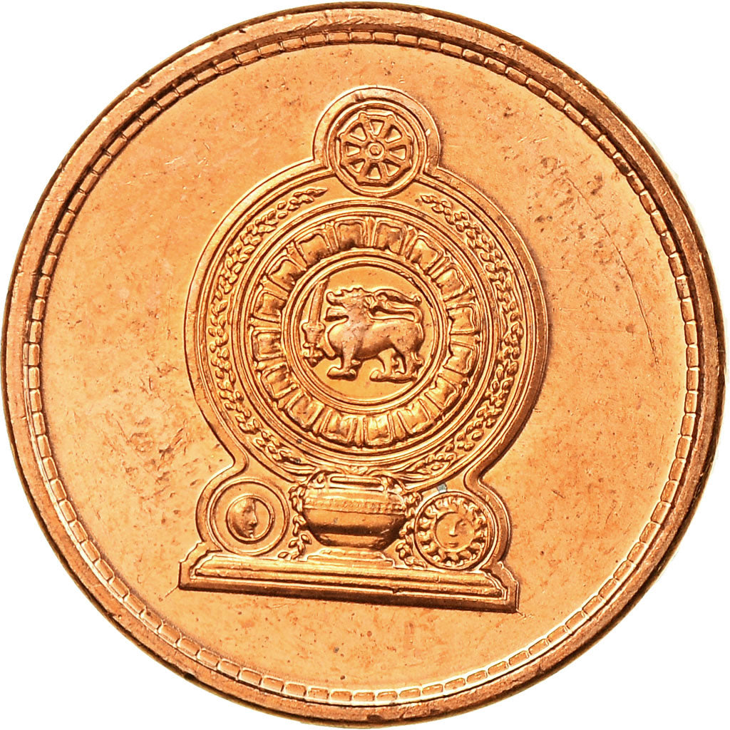 Coin, Sri Lanka, 25 Cents, 2005, MS(63), Copper Plated Steel, KM:141.2b