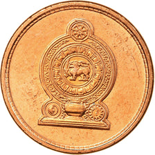 Coin, Sri Lanka, 25 Cents, 2005, MS(63), Copper Plated Steel, KM:141.2b