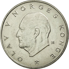 Coin, Norway, Olav V, 5 Kroner, 1982, AU(50-53), Copper-nickel, KM:420