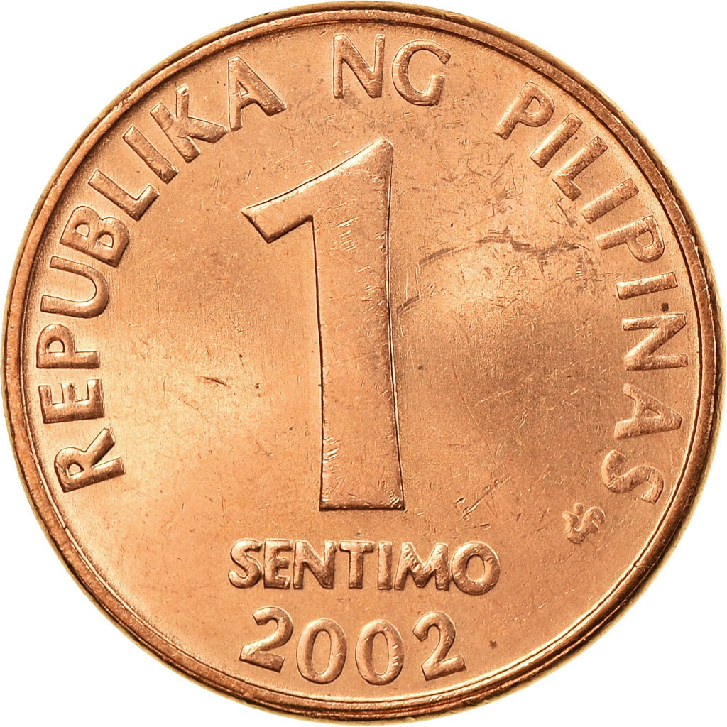 Münze, Philippinen, Sentimo, 2002, UNZ, Copper Plated Steel, KM:273